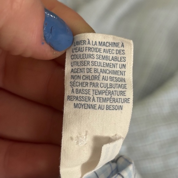 American Eagle Outfitters Men's White Checkered Shirt - Picture 5 of 8